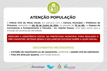 ATENÇÃO POPULÇÃO!